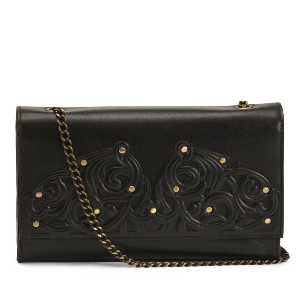 Patricia Nash Lille Studded Leather Crossbody Bag New